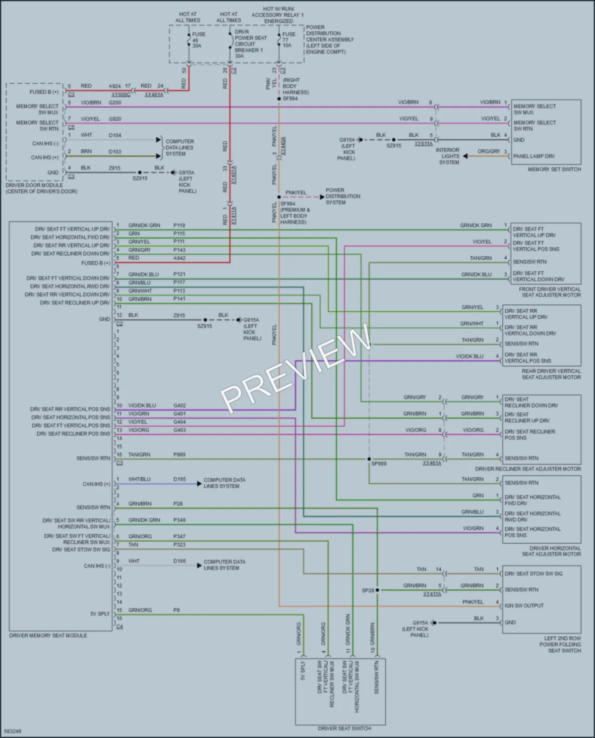 2018 Chrysler PacificaNew Memory Systems wiring diagram preview