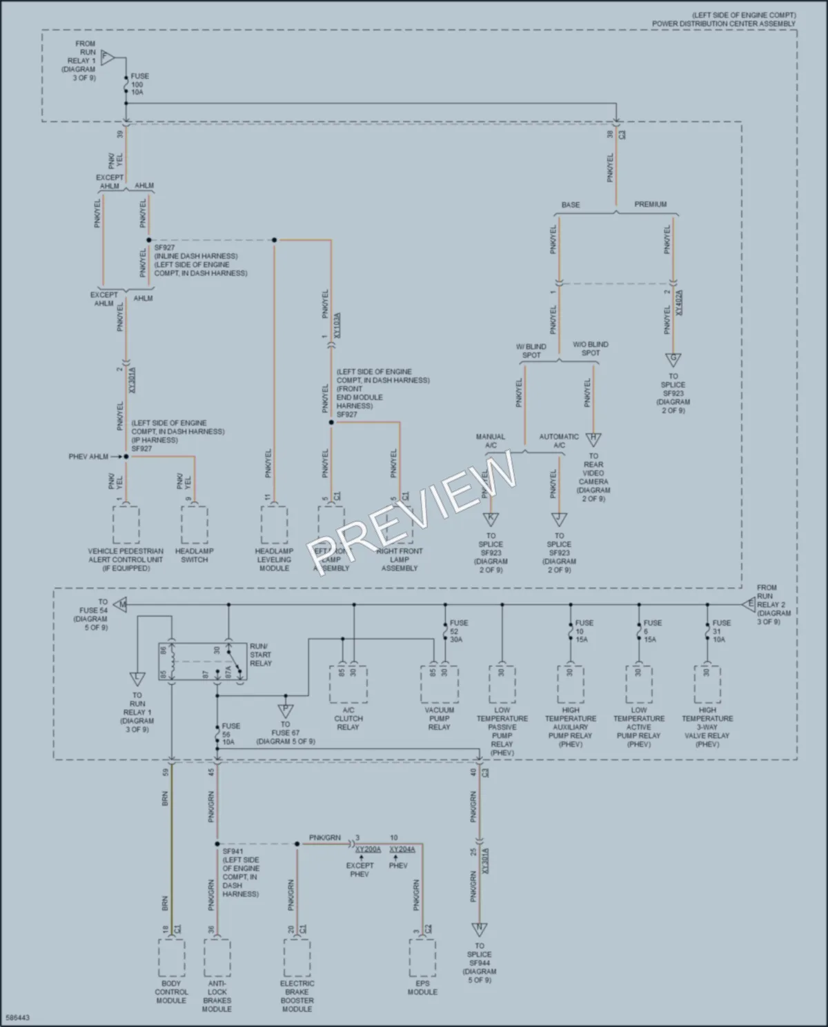 2018 Chrysler PacificaNew Power Distribution wiring diagram preview