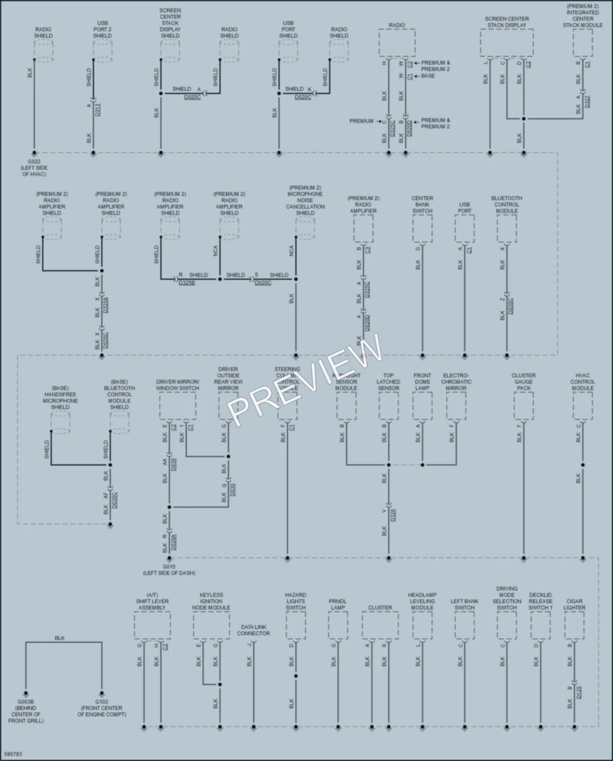 2018 Fiat 124Spider Ground Distribution wiring diagram preview