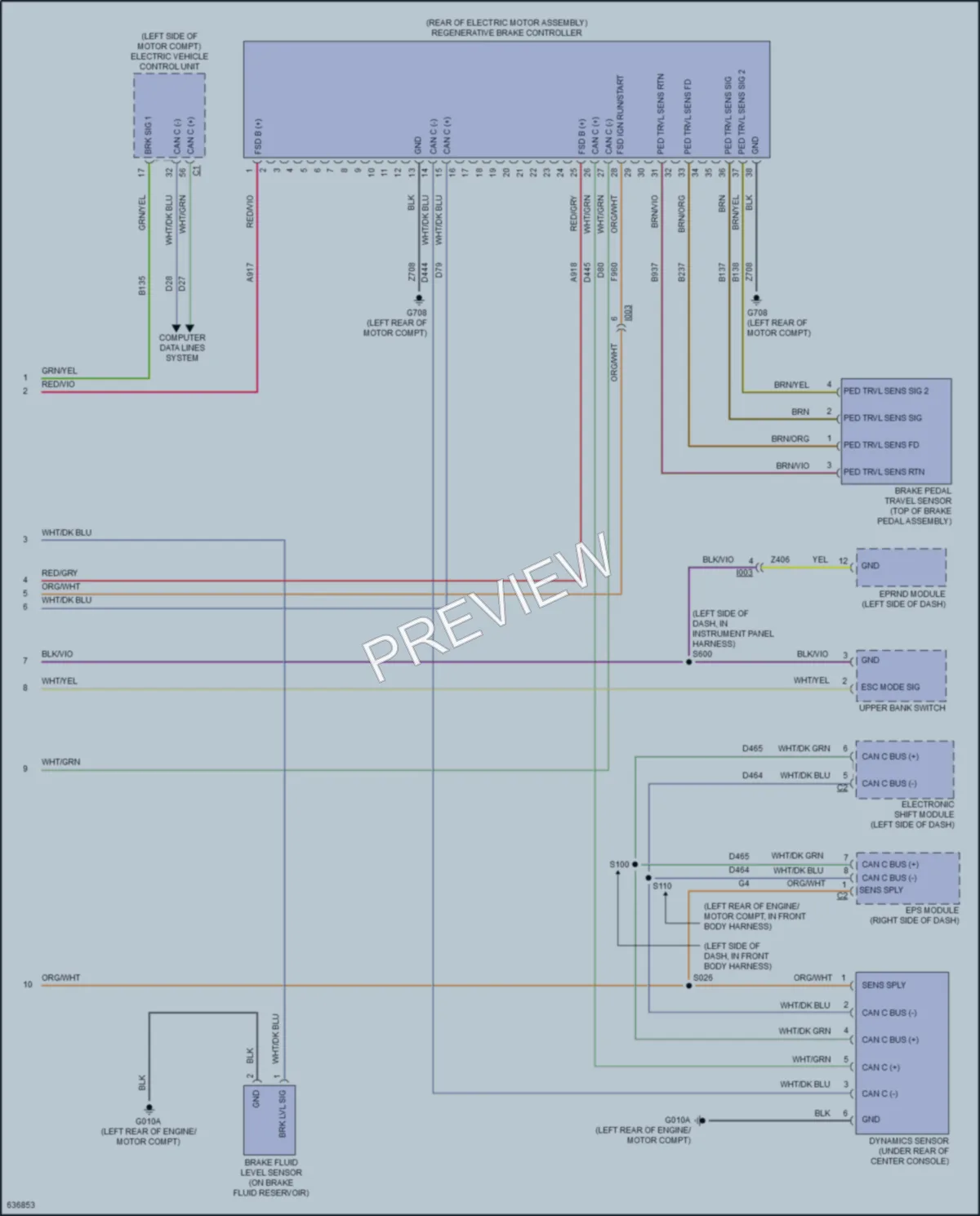 2018 Fiat 500C Anti Lock Brakes wiring diagram preview
