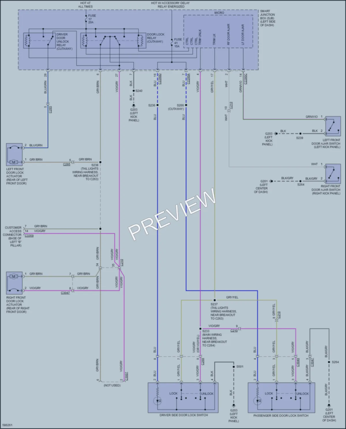 2018 Ford E450Econoline Anti Theft wiring diagram preview