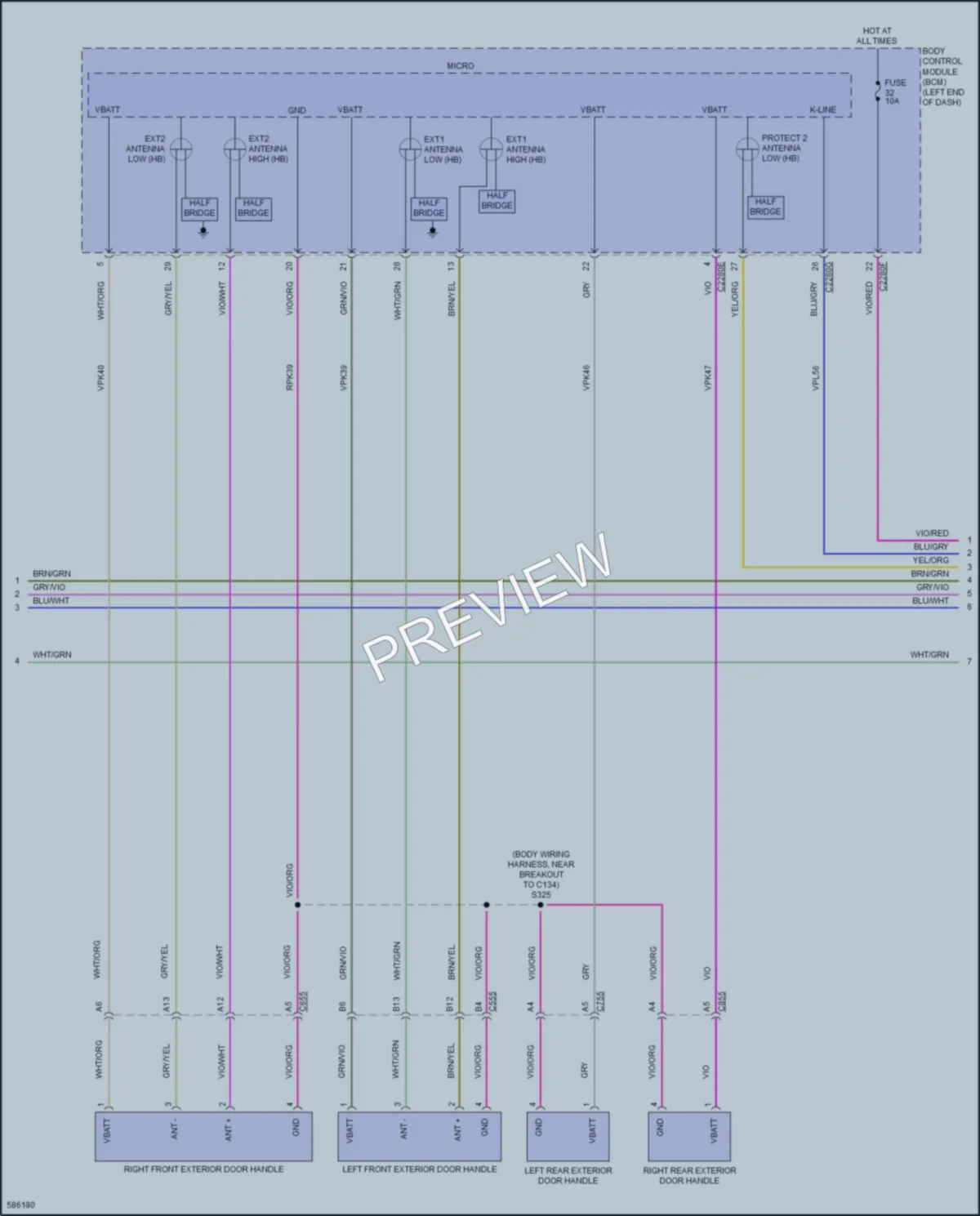2018 Ford Edge Anti Theft wiring diagram preview