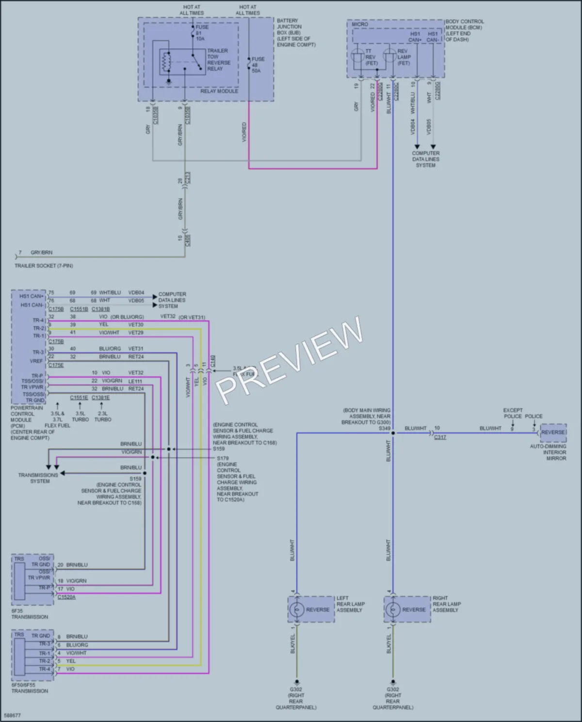 2018 Ford Explorer Exterior Lights wiring diagram preview