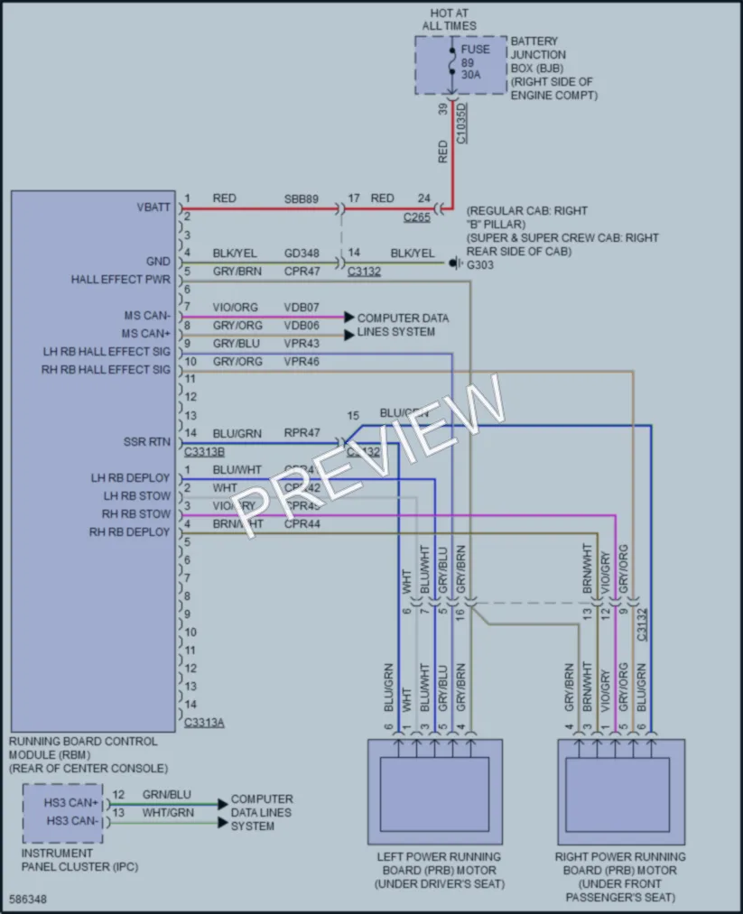 2018 Ford F150 Trunk Tailgate Fuel Door wiring diagram preview