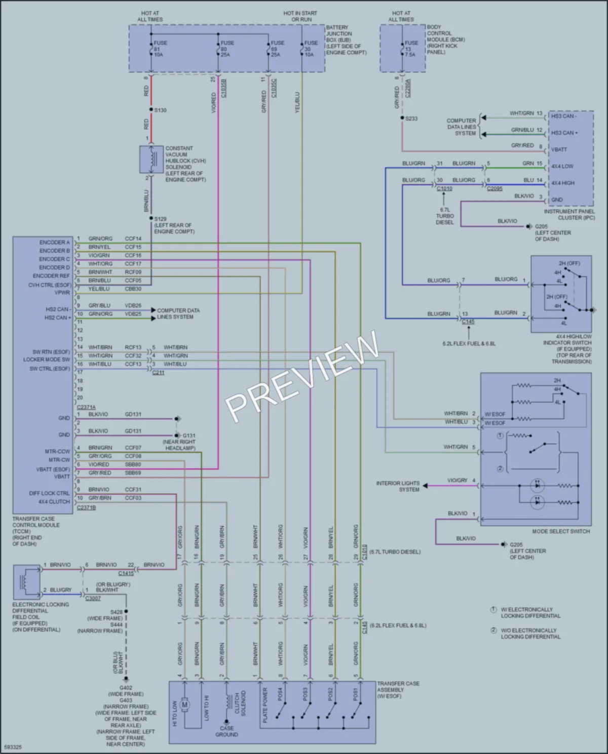 2018 Ford F350SuperDuty Transmission wiring diagram preview