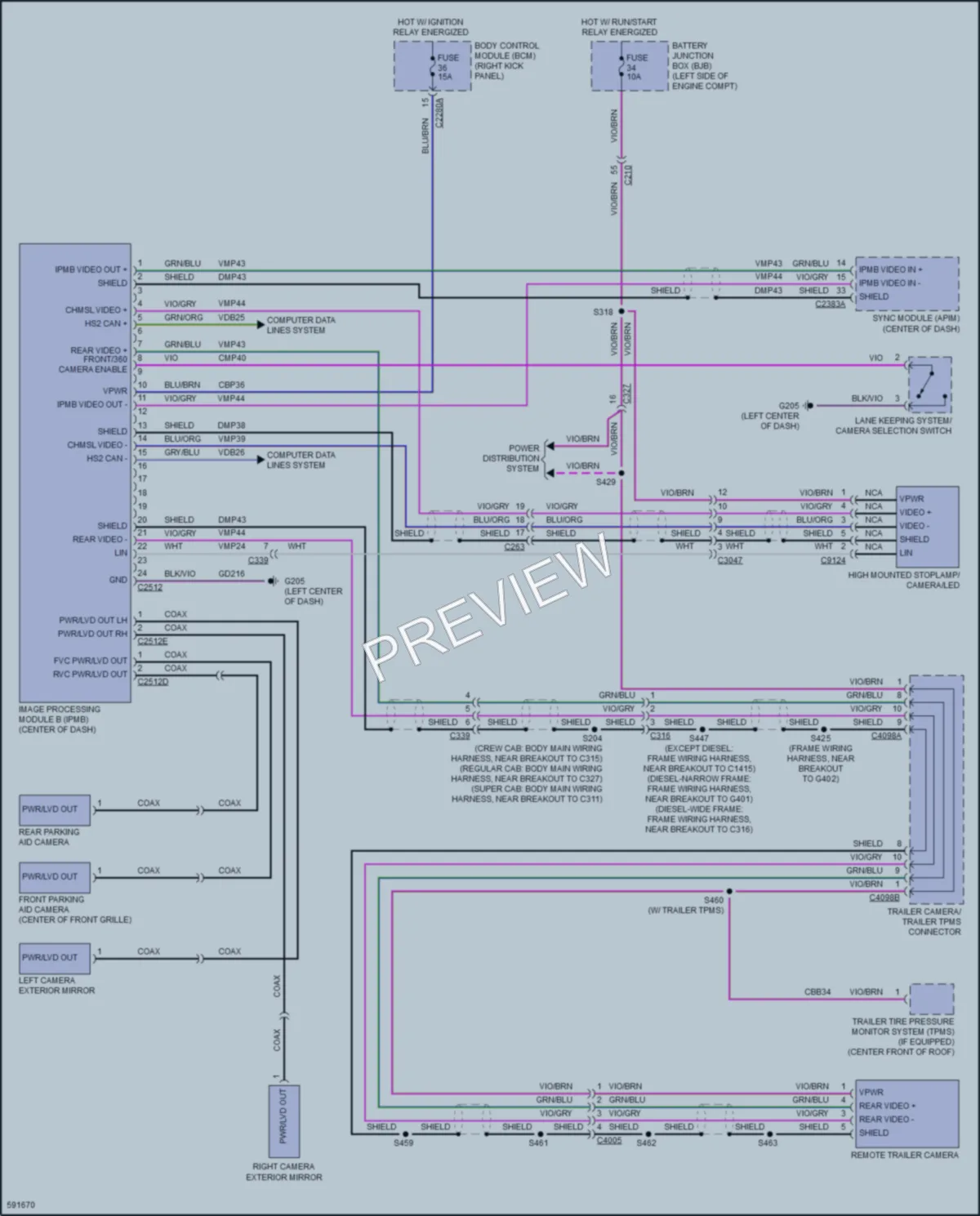 2018 Ford F450SuperDuty Navigation wiring diagram preview