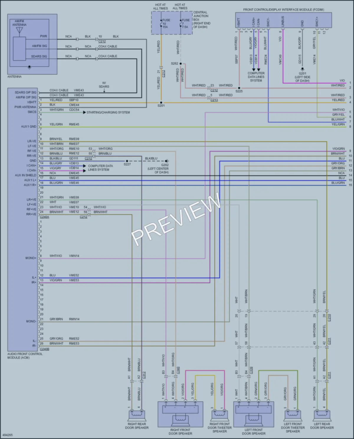 2018 Ford Fiesta Navigation wiring diagram preview