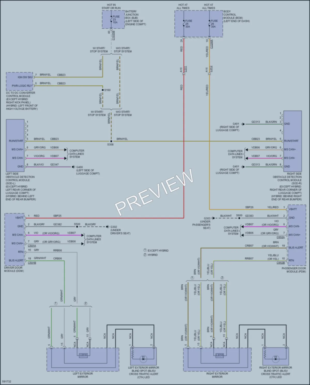 2018 Ford FusionHybrid Navigation wiring diagram preview
