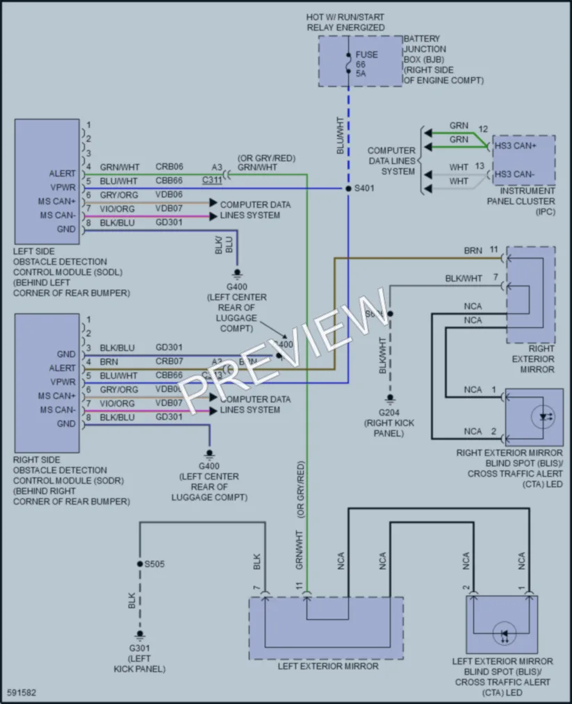 2018 Ford Mustang Navigation wiring diagram preview