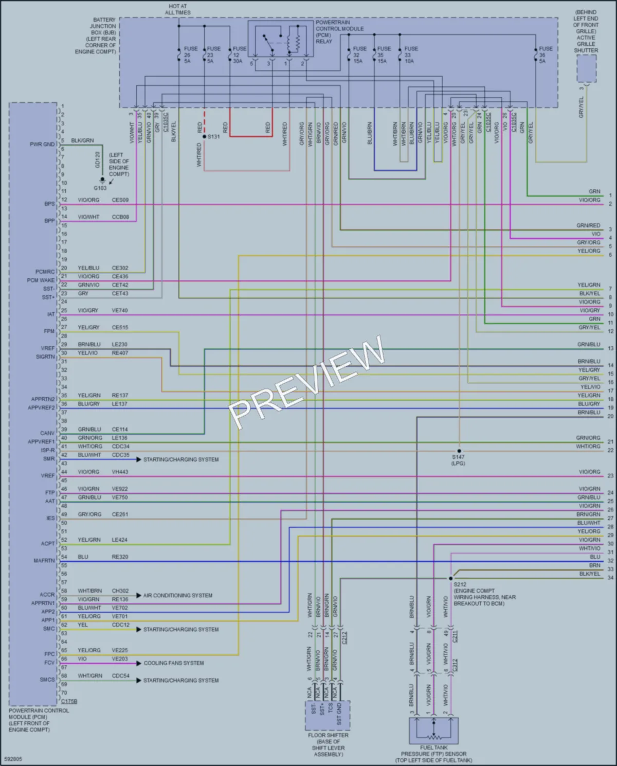 2018 Ford TransitConnect Engine Performance wiring diagram preview