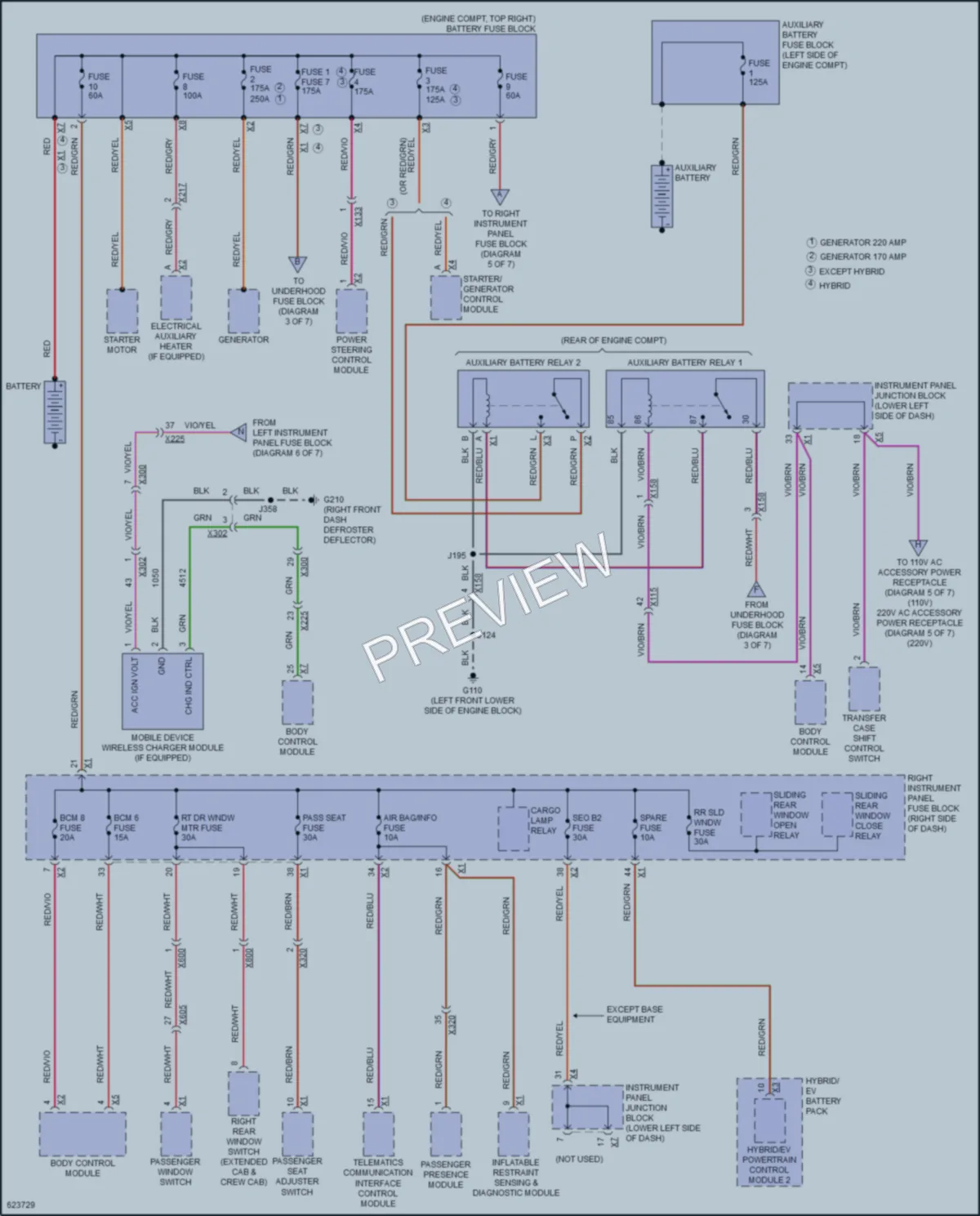 2018 GMC 1500Sierra Power Distribution wiring diagram preview