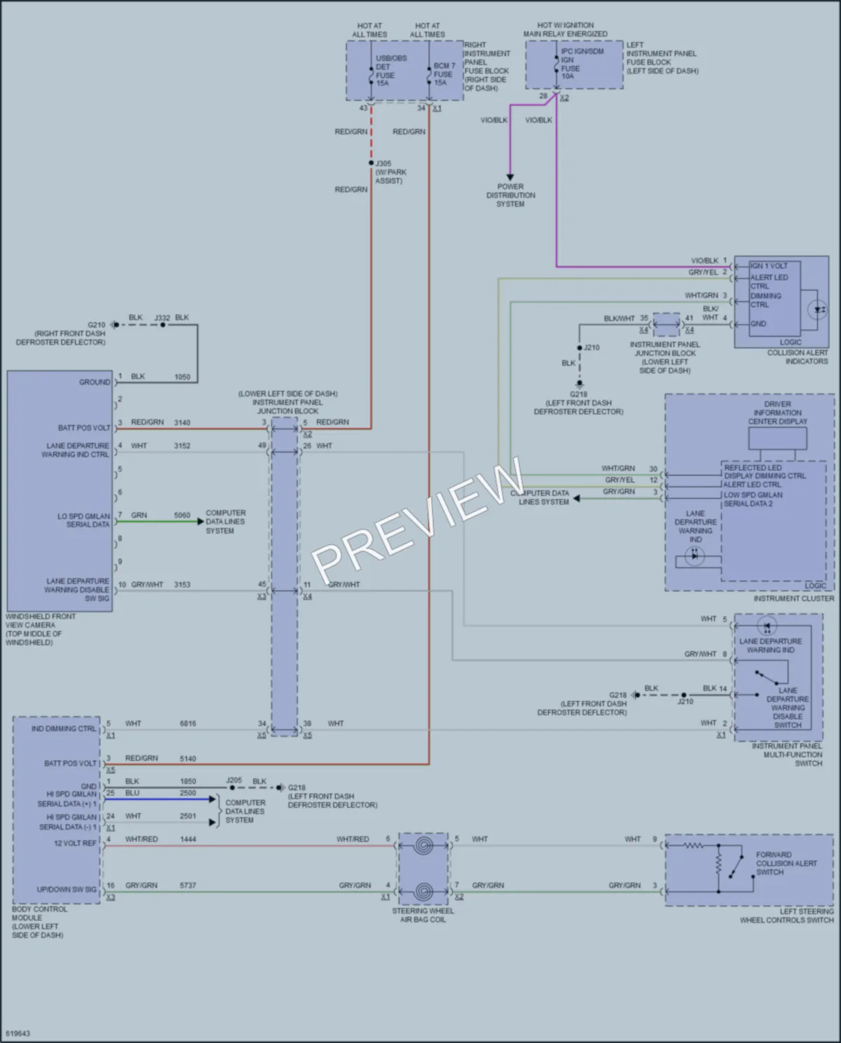 2018 GMC 2500HDSierra Navigation wiring diagram preview