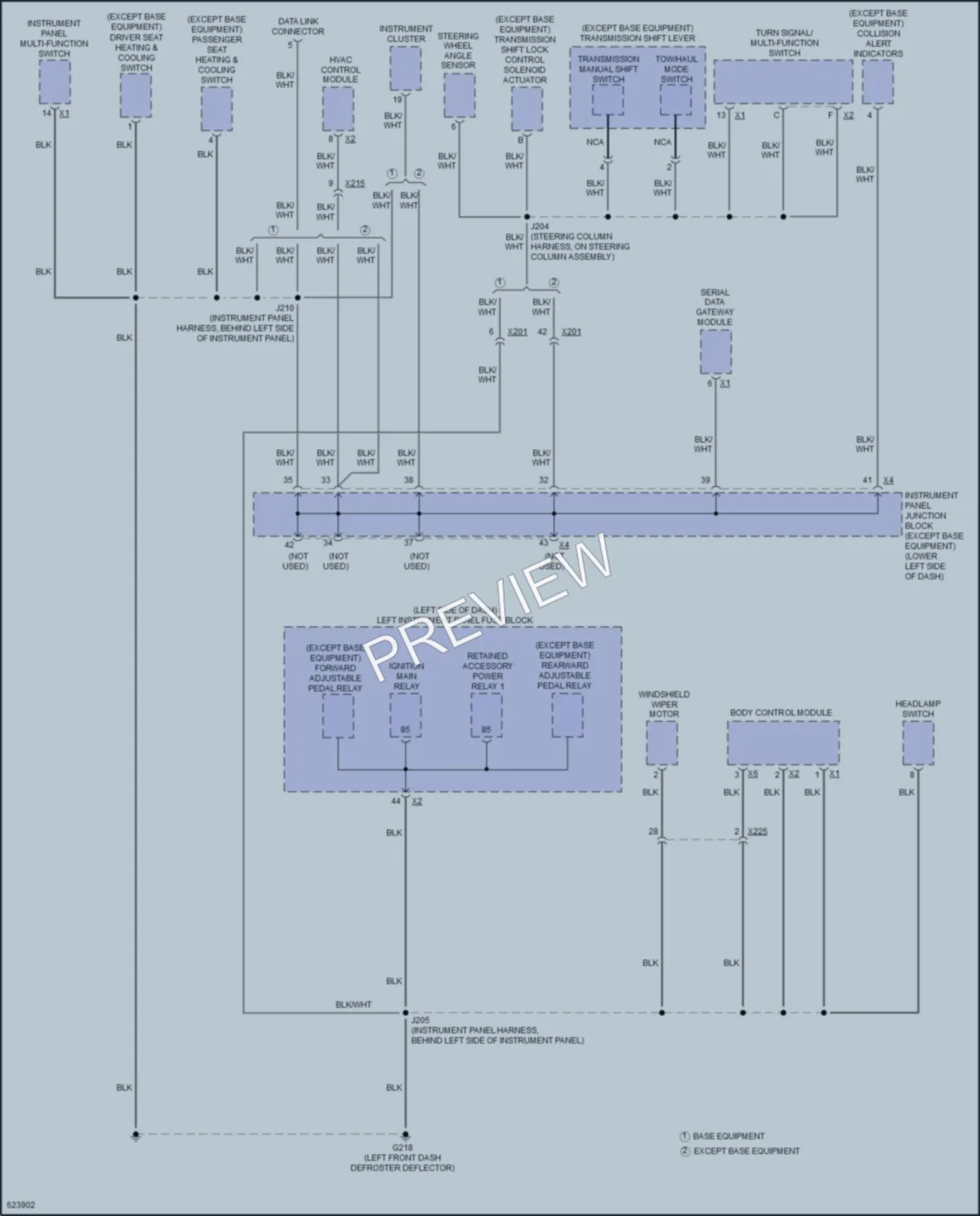 2018 GMC 3500HDSierra Ground Distribution wiring diagram preview