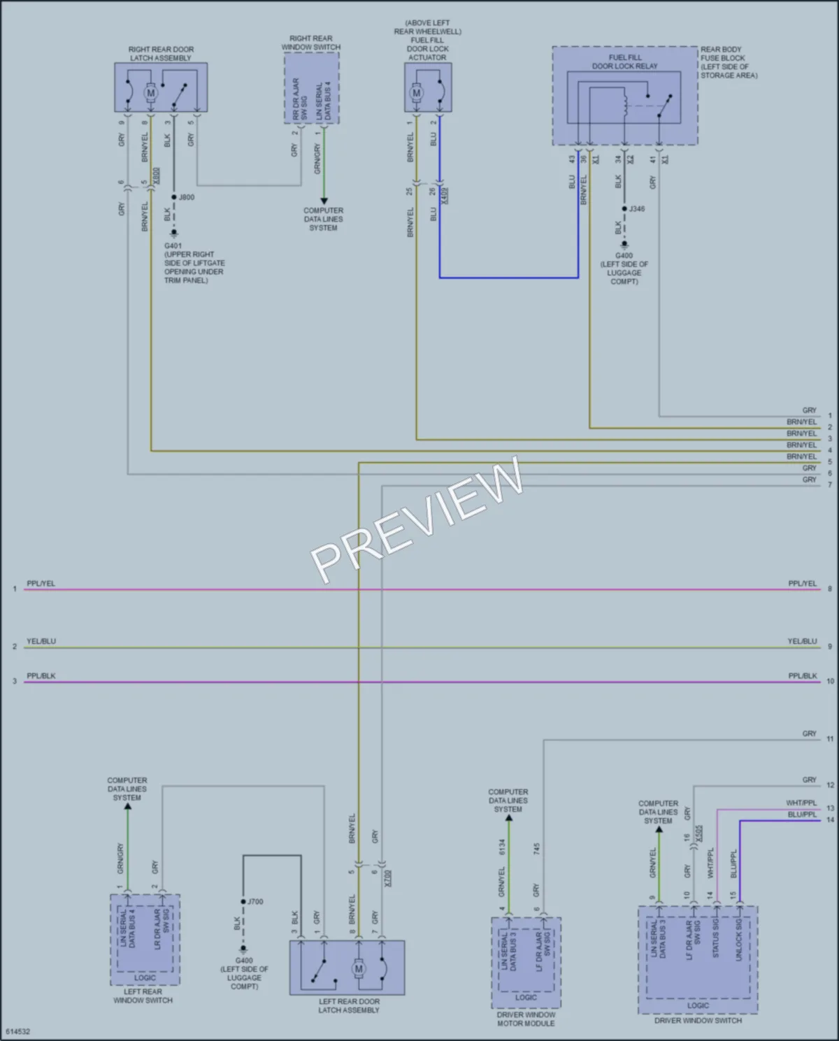 2018 GMC AcadiaDenali Anti Theft wiring diagram preview