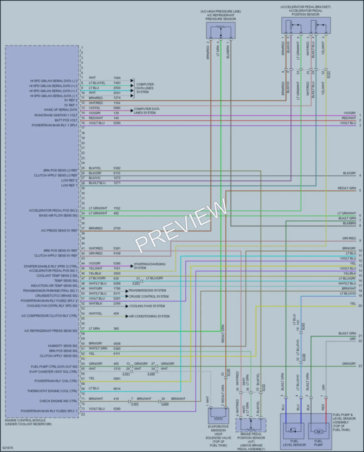 2018 GMC Canyon Engine Performance wiring diagram preview