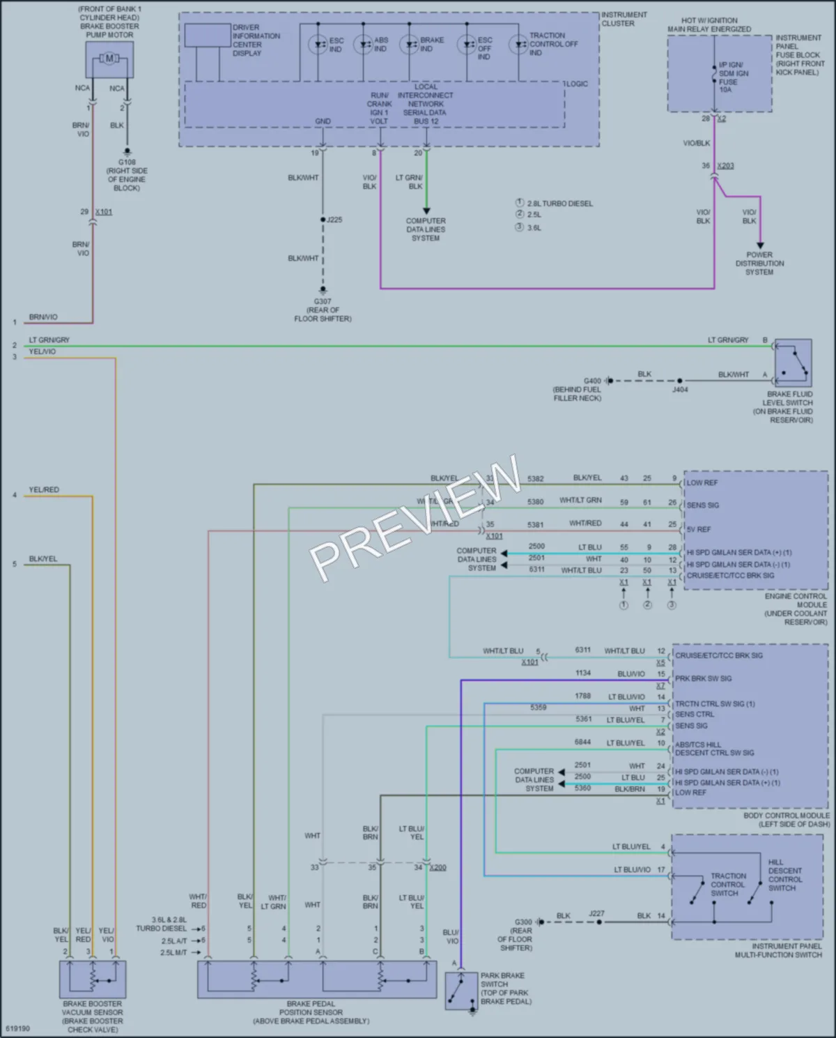 2018 GMC CanyonDenali Anti Lock Brakes wiring diagram preview