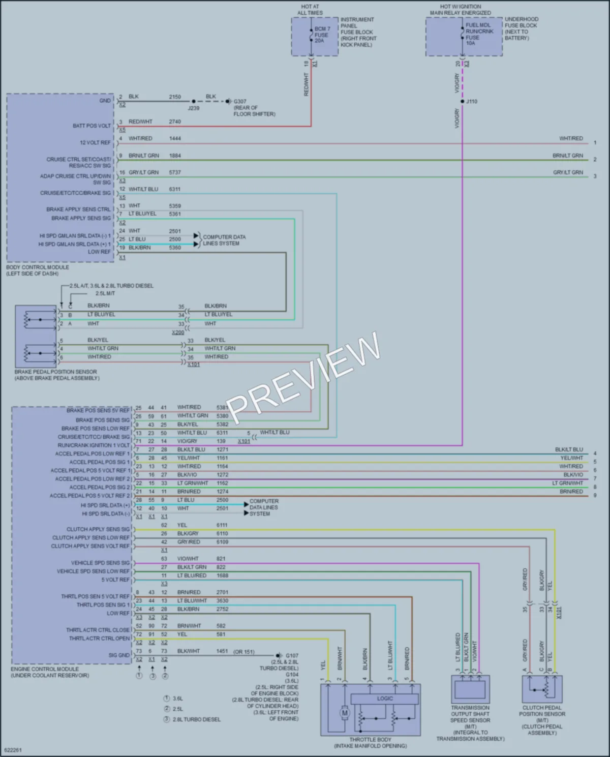 2018 GMC CanyonDenali Cruise Control wiring diagram preview