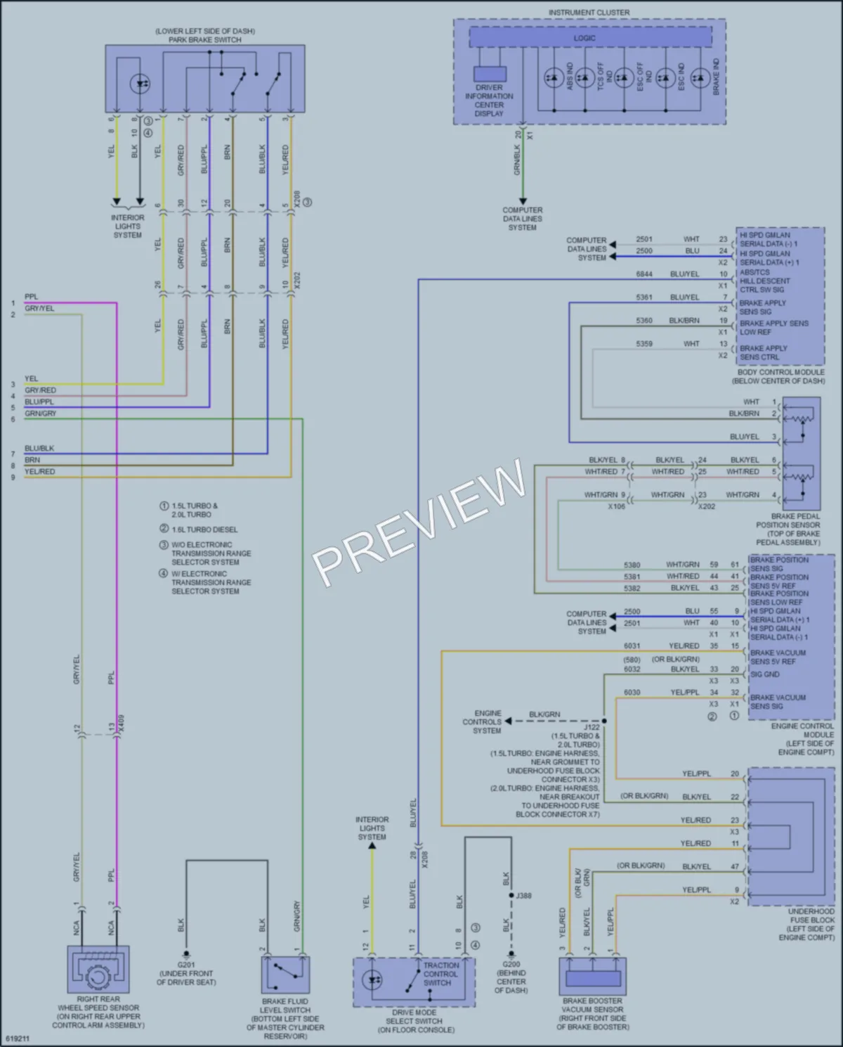 2018 GMC Terrain Anti Lock Brakes wiring diagram preview