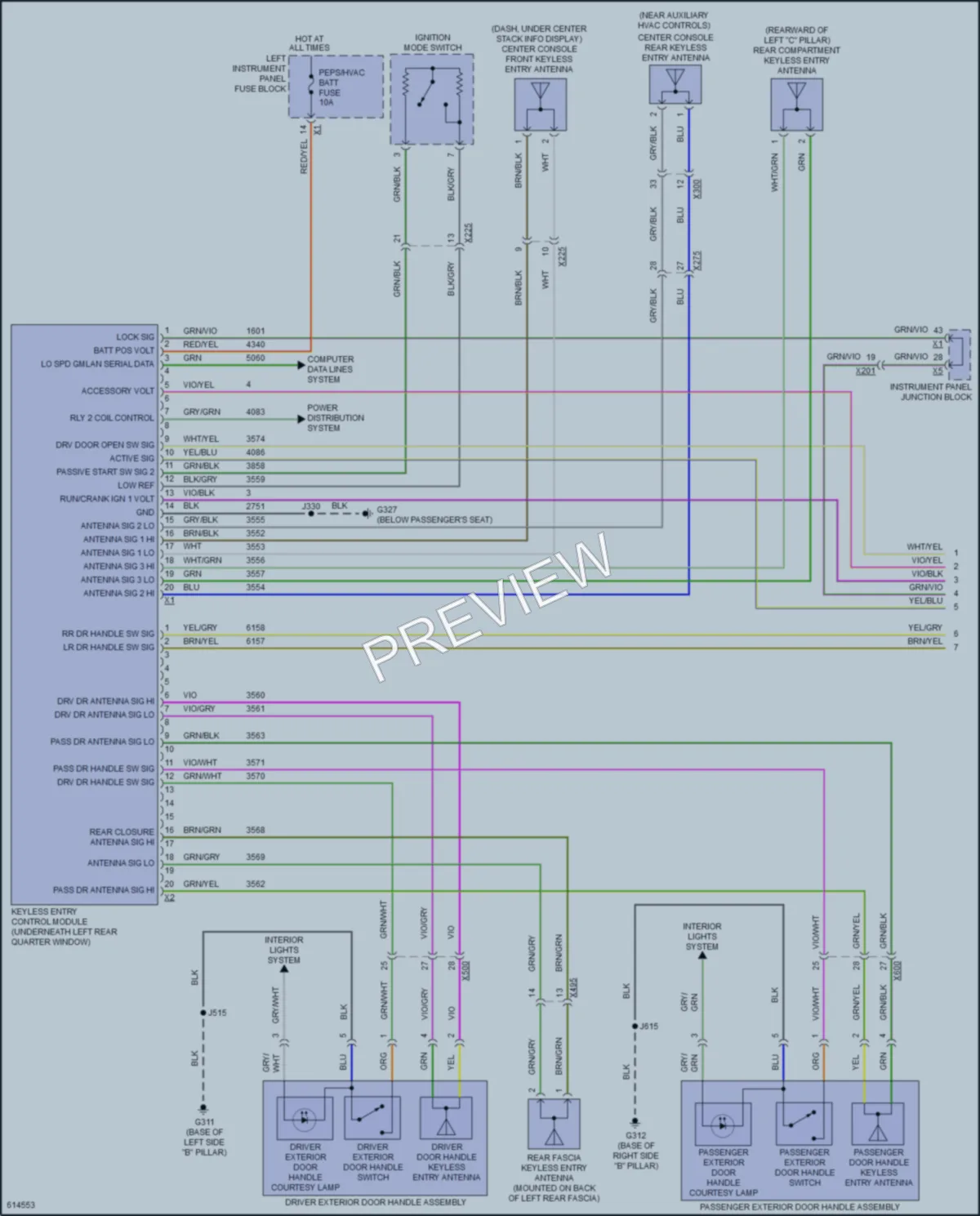 2018 GMC Yukon Anti Theft wiring diagram preview