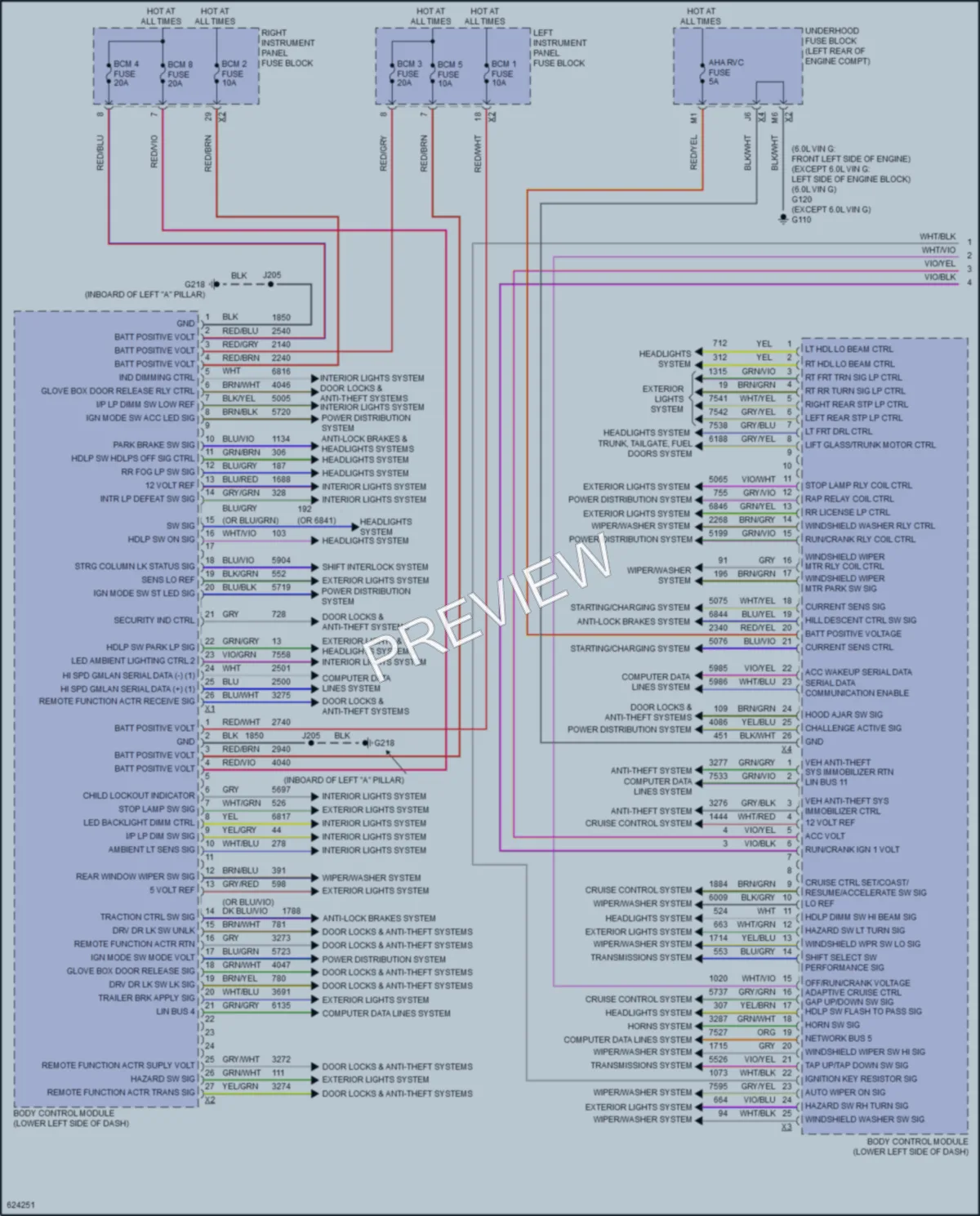 2018 GMC Yukon Body Control Modules wiring diagram preview