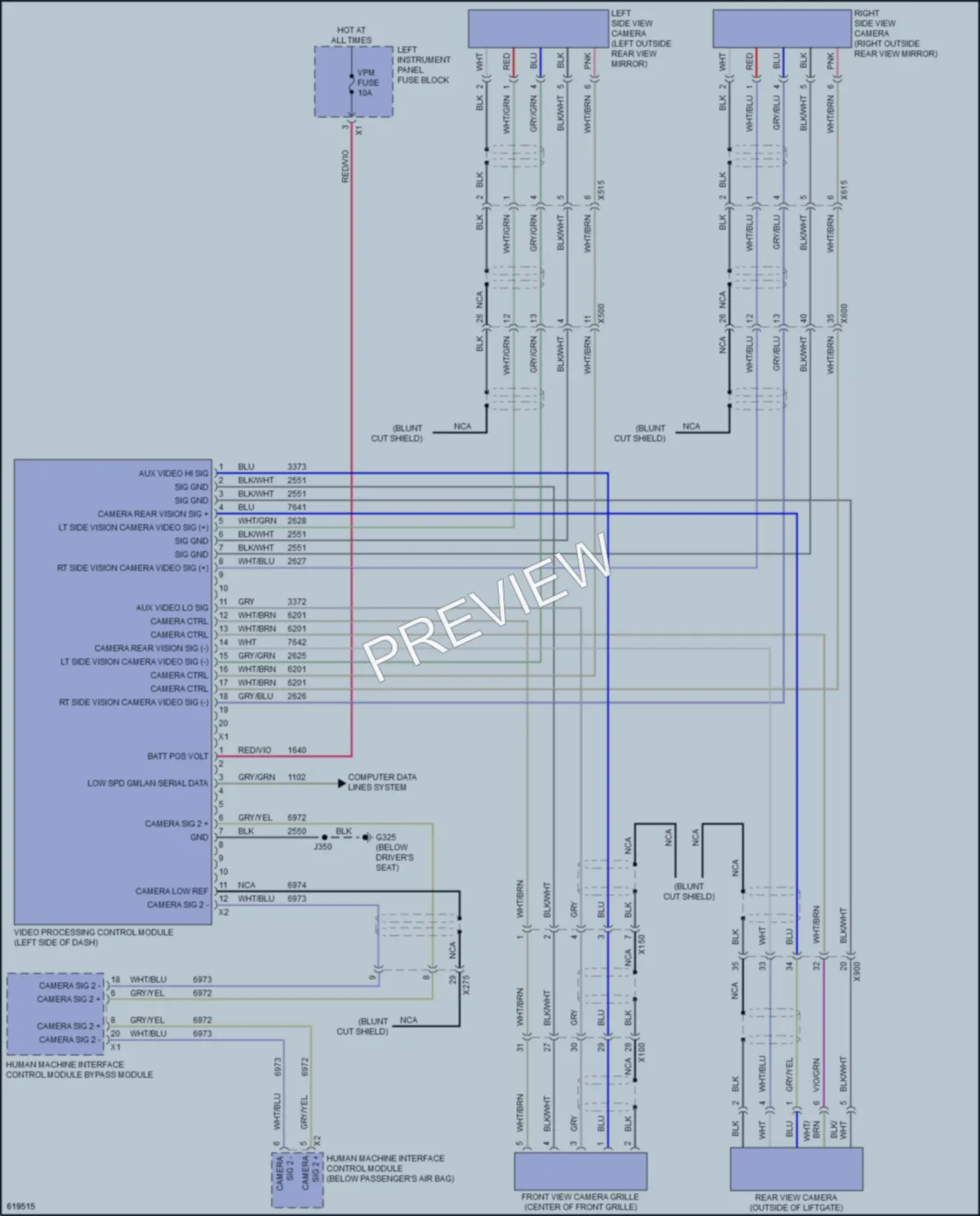 2018 GMC YukonXLDenali Navigation wiring diagram preview
