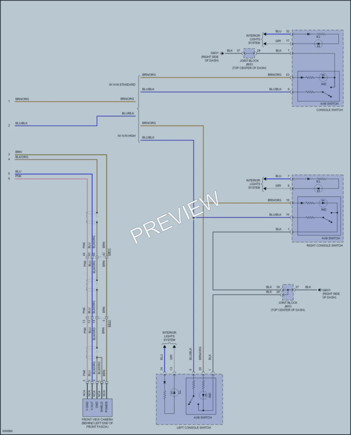 2018 Genesis G80 Navigation wiring diagram preview