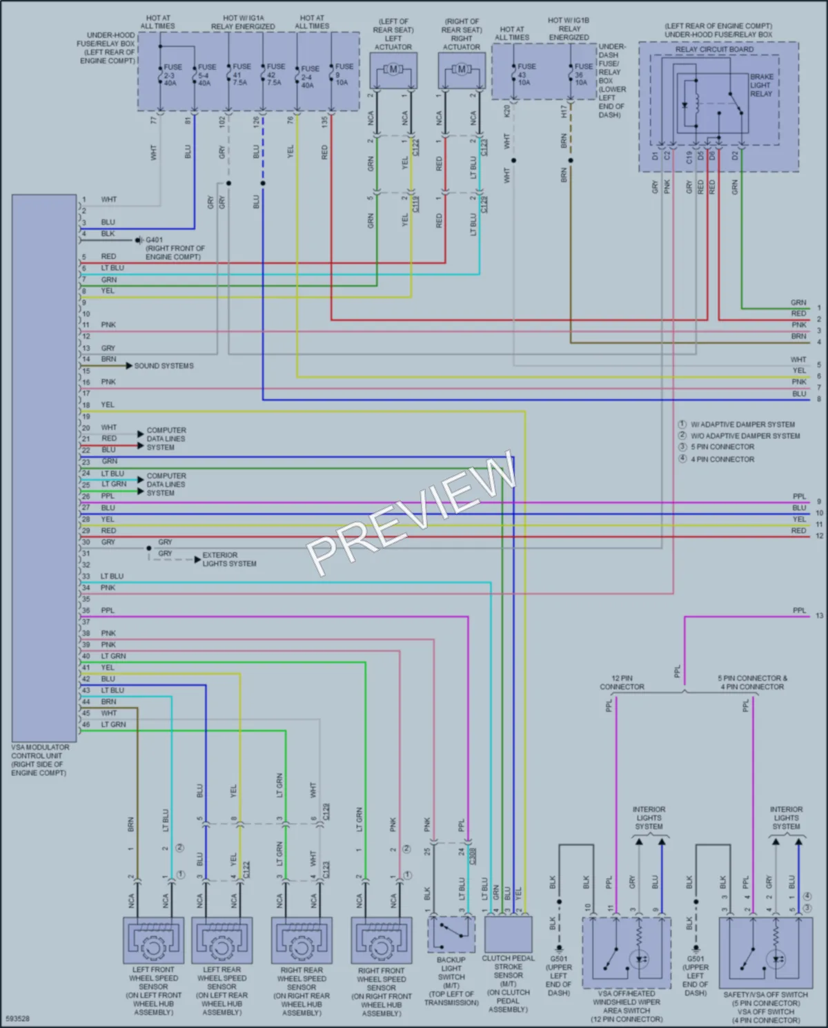 2018 Honda Accord Anti Lock Brakes wiring diagram preview