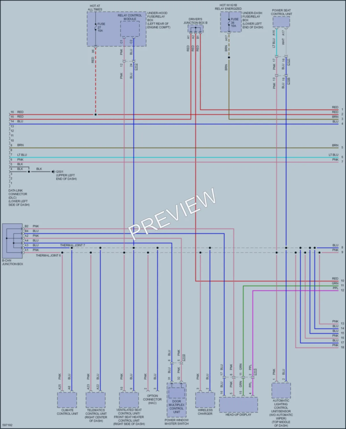 2018 Honda Accord Computer Data Lines wiring diagram preview