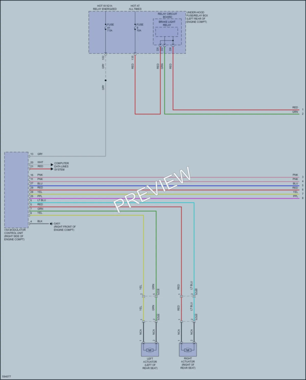2018 Honda Accord Shift Interlock wiring diagram preview