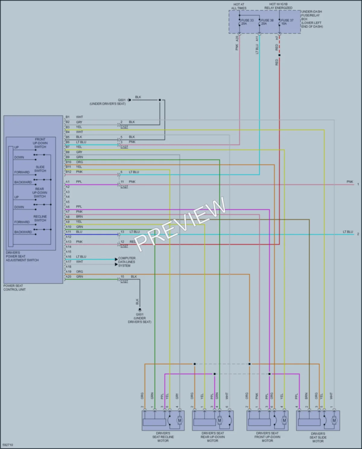 2018 Honda AccordHybrid Memory Systems wiring diagram preview