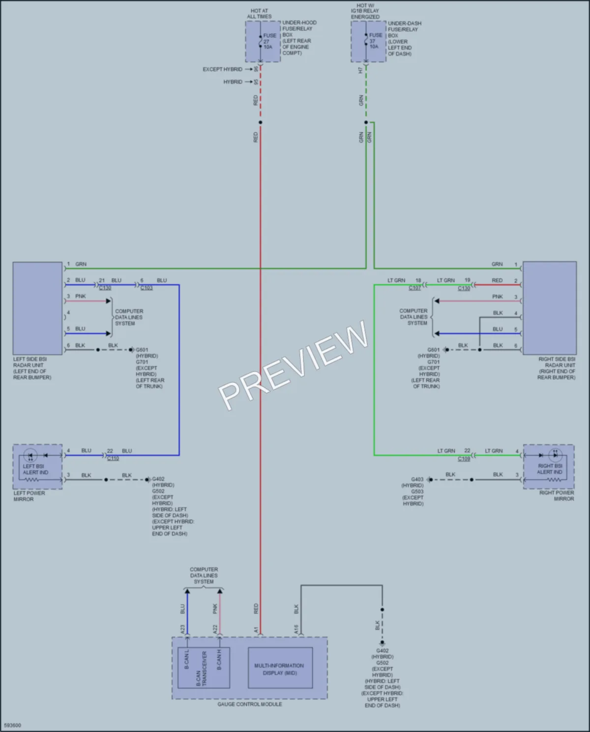 2018 Honda AccordHybrid Navigation wiring diagram preview