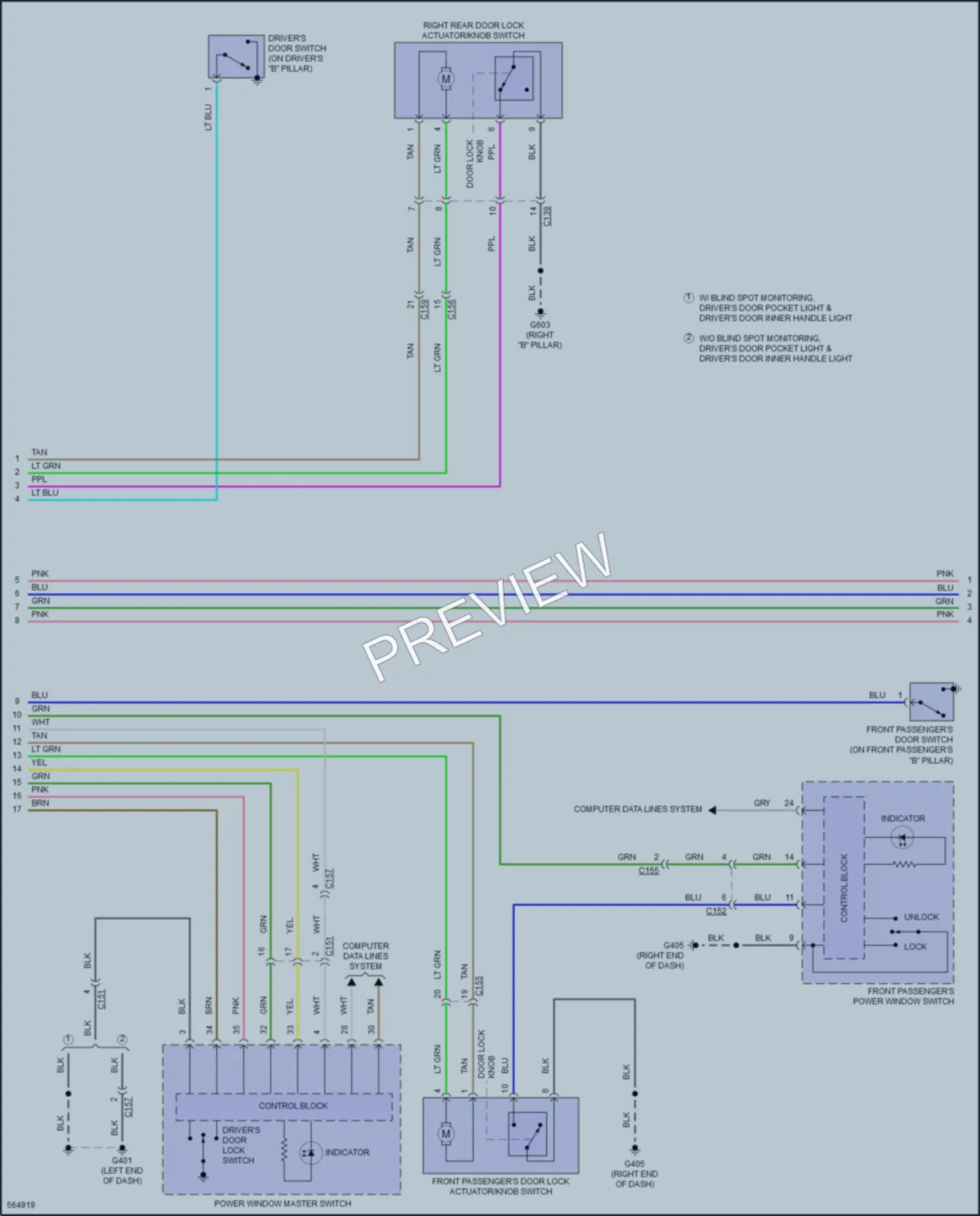 2018 Honda Pilot Anti Theft wiring diagram preview