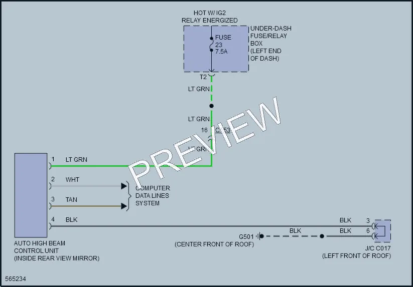 2018 Honda Pilot Power Mirrors wiring diagram preview