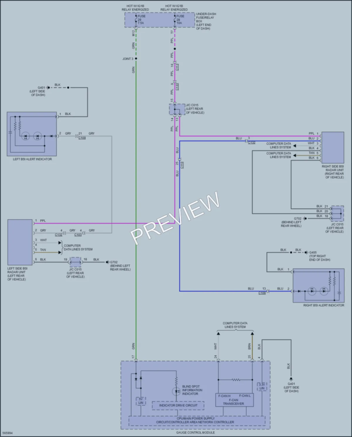 2018 Honda Ridgeline Navigation wiring diagram preview