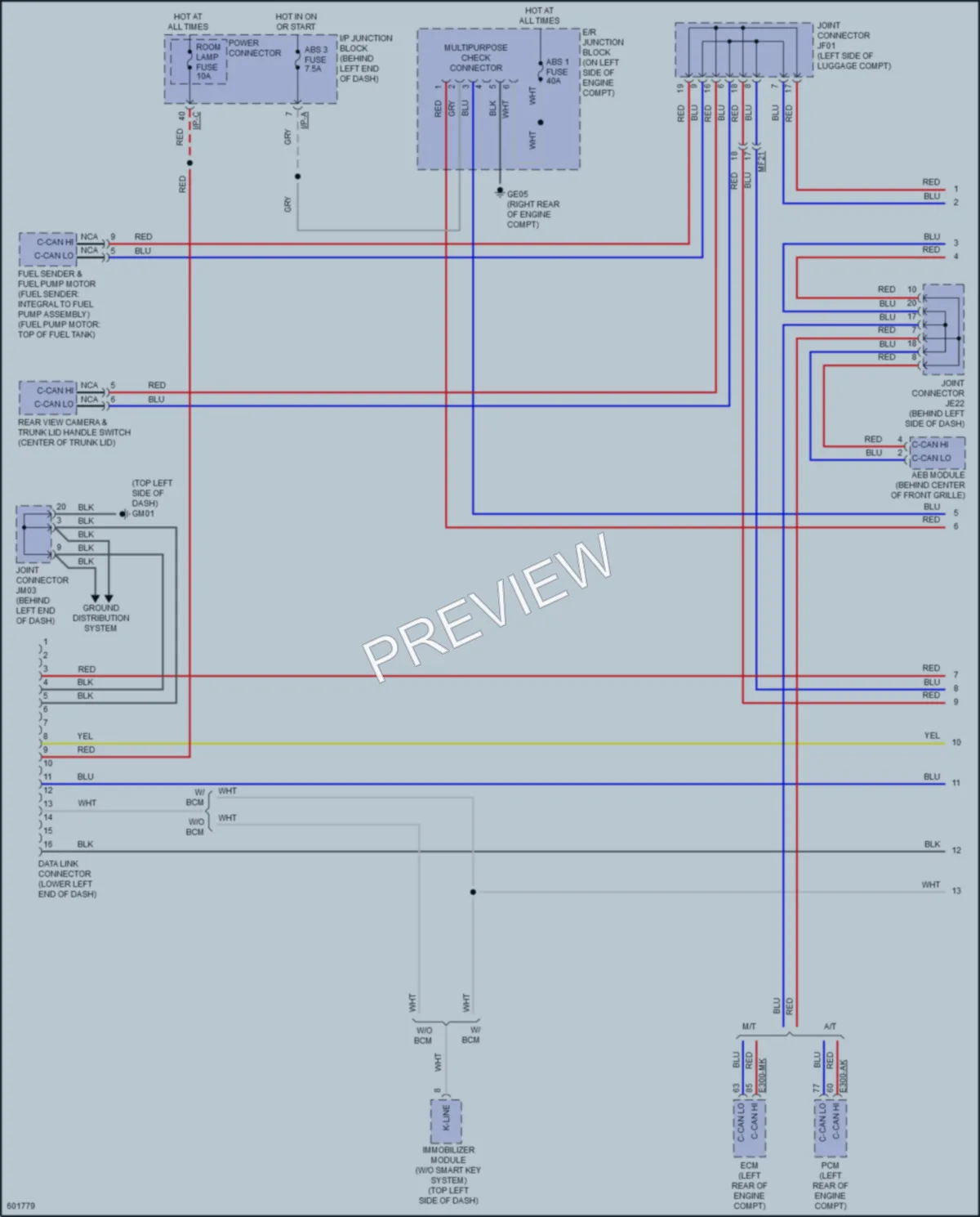 2018 Hyundai Accent Computer Data Lines wiring diagram preview