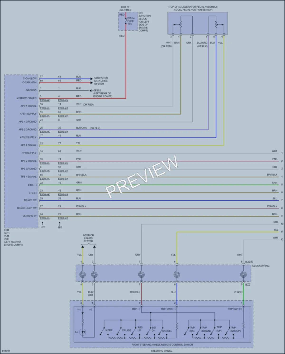 2018 Hyundai Accent Cruise Control wiring diagram preview