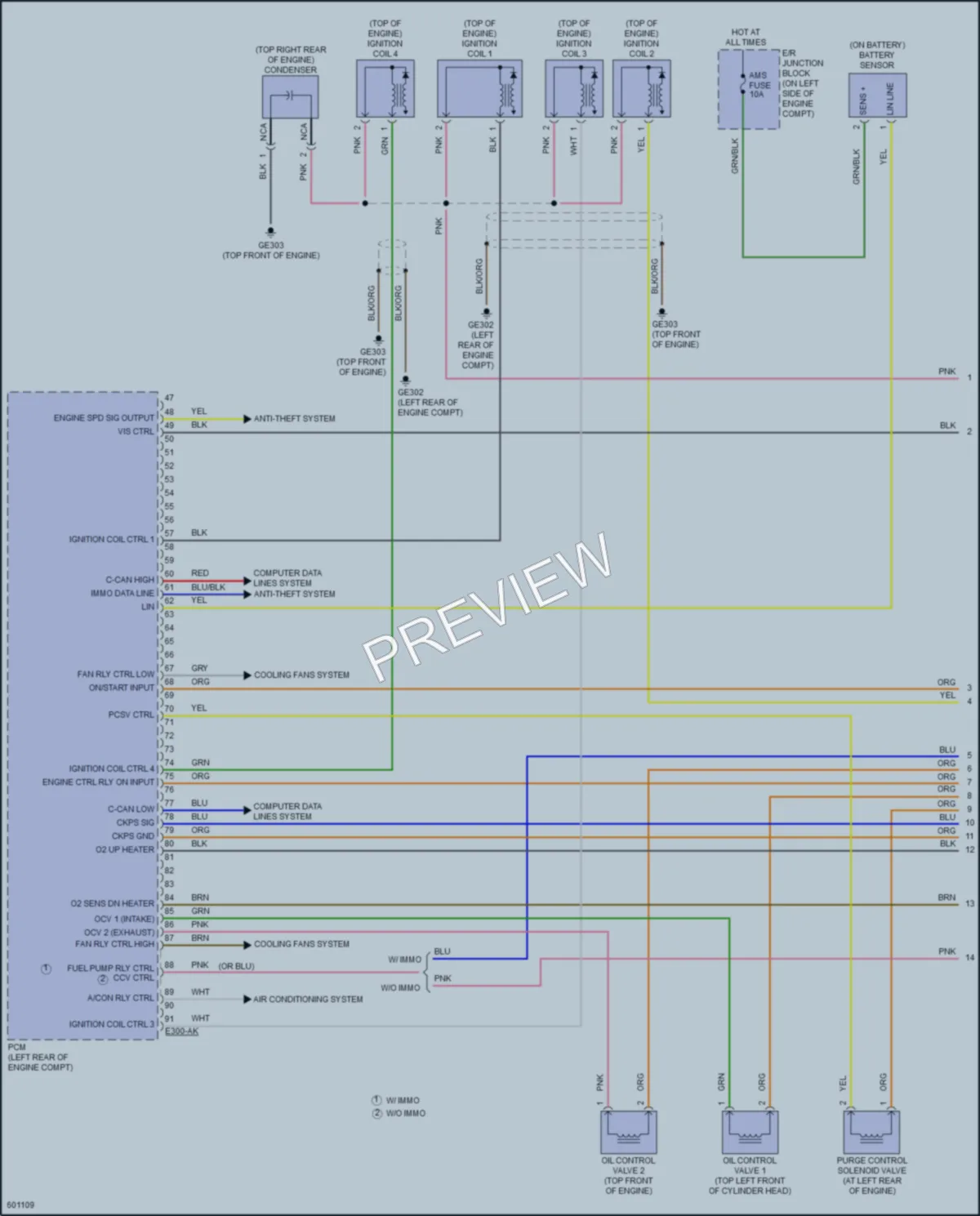 2018 Hyundai Accent Engine Performance wiring diagram preview