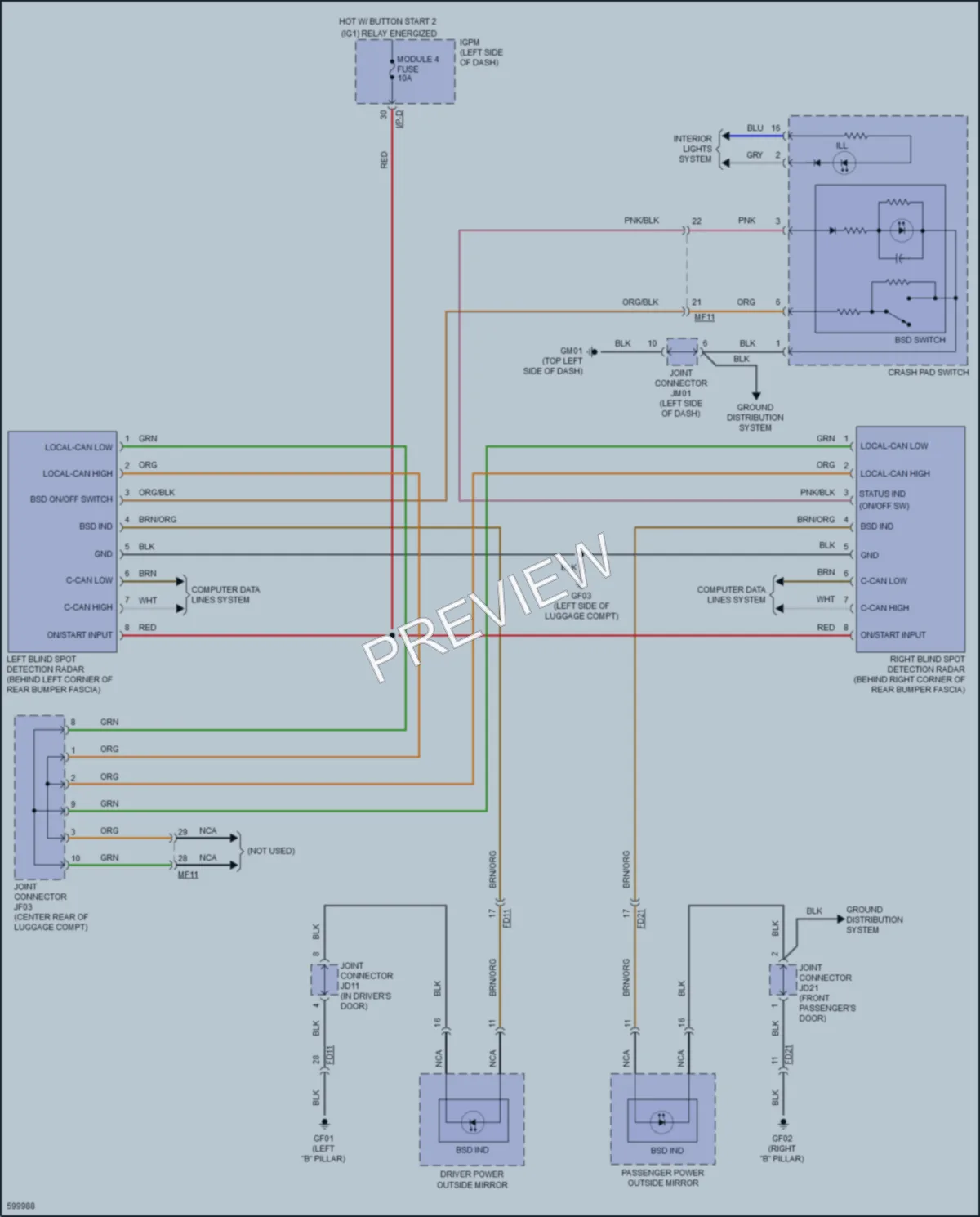 2018 Hyundai IoniqPlugIn Navigation wiring diagram preview