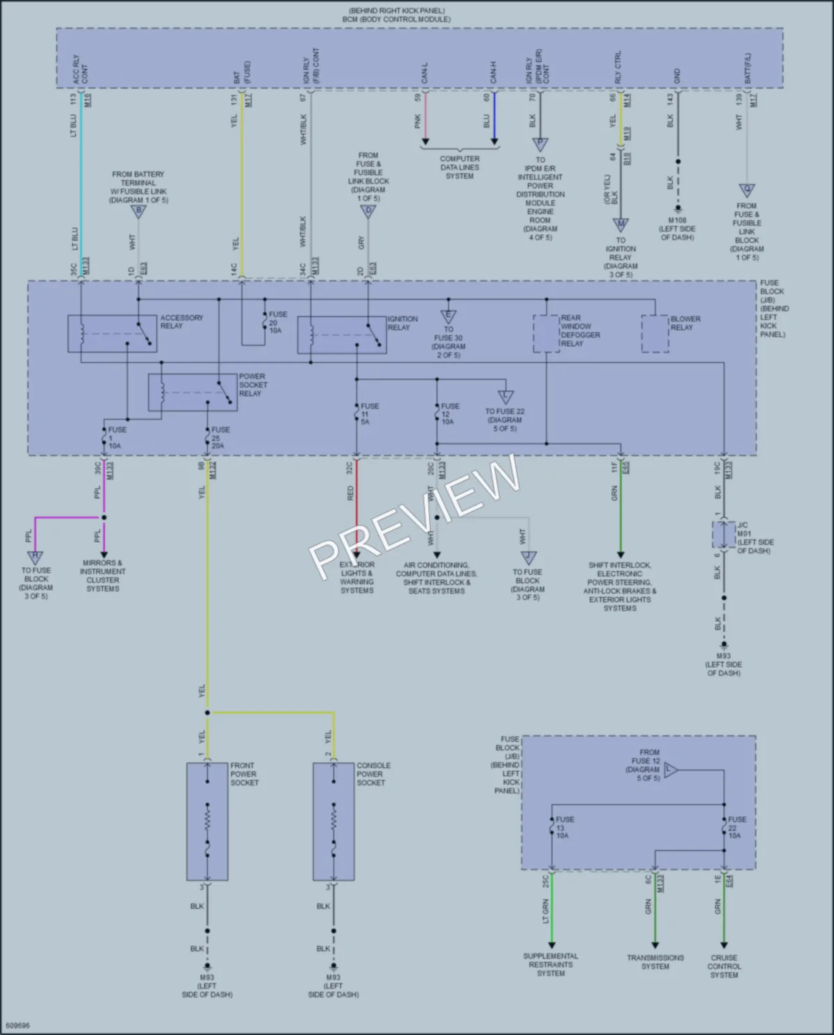 2018 Infiniti Q60 Power Distribution wiring diagram preview