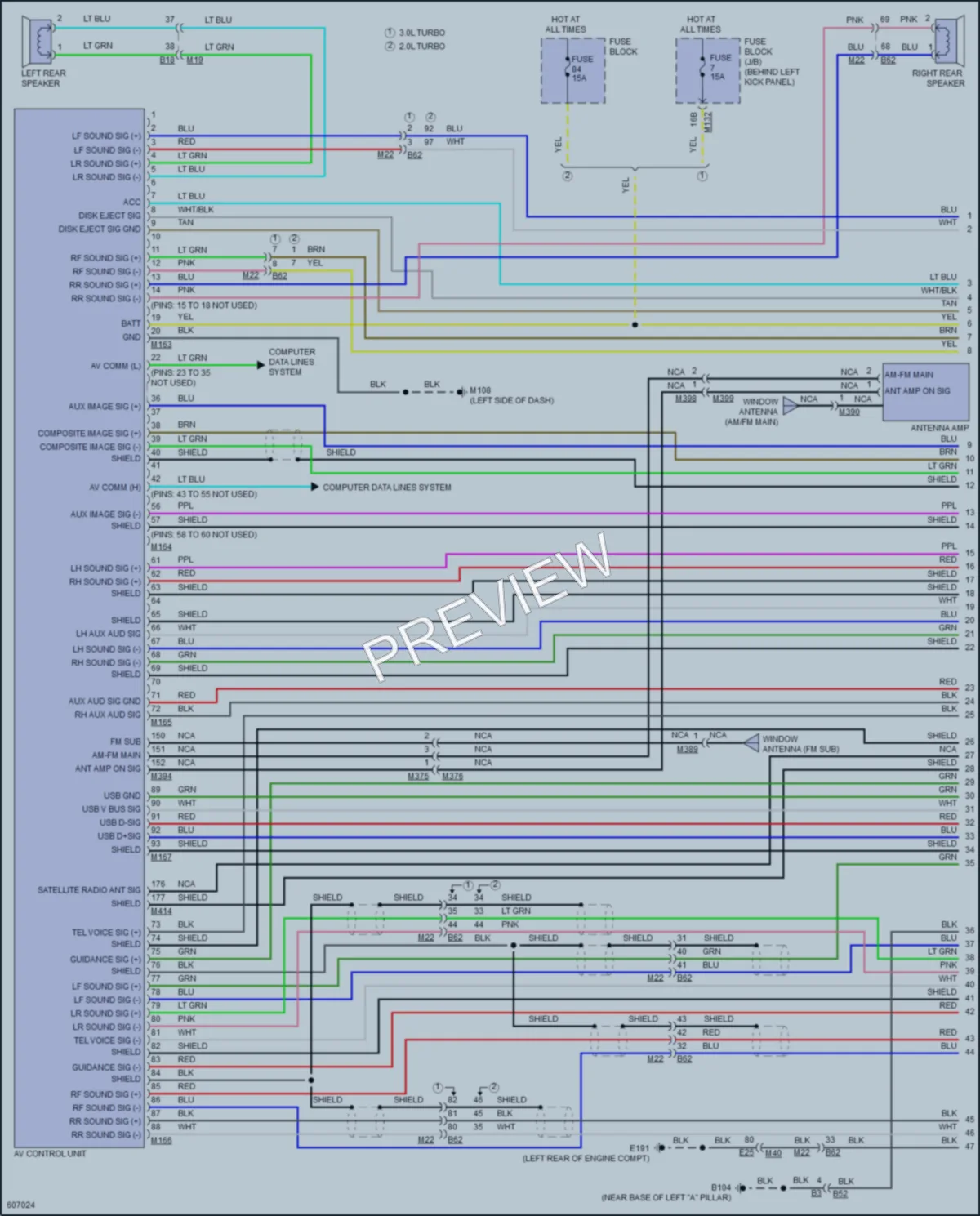 2018 Infiniti Q60 Radio wiring diagram preview