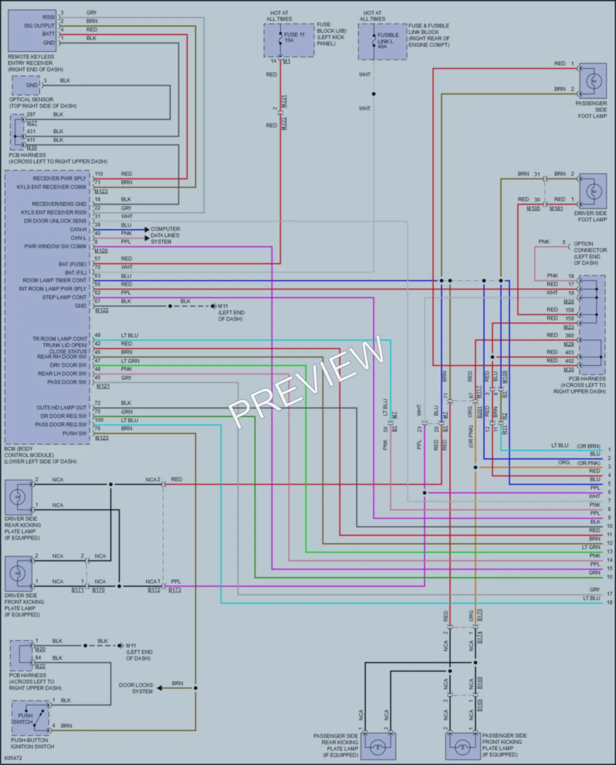 2018 Infiniti Q70 Interior Lights wiring diagram preview