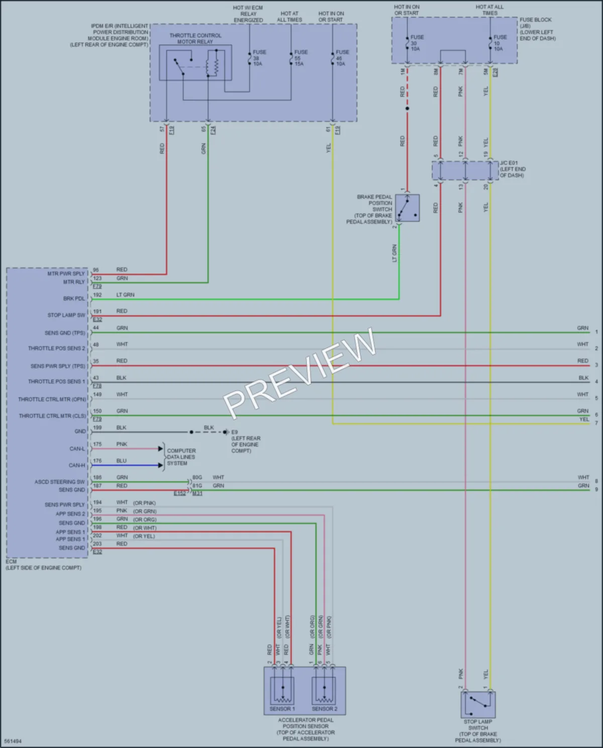 2018 Infiniti QX60 Cruise Control wiring diagram preview