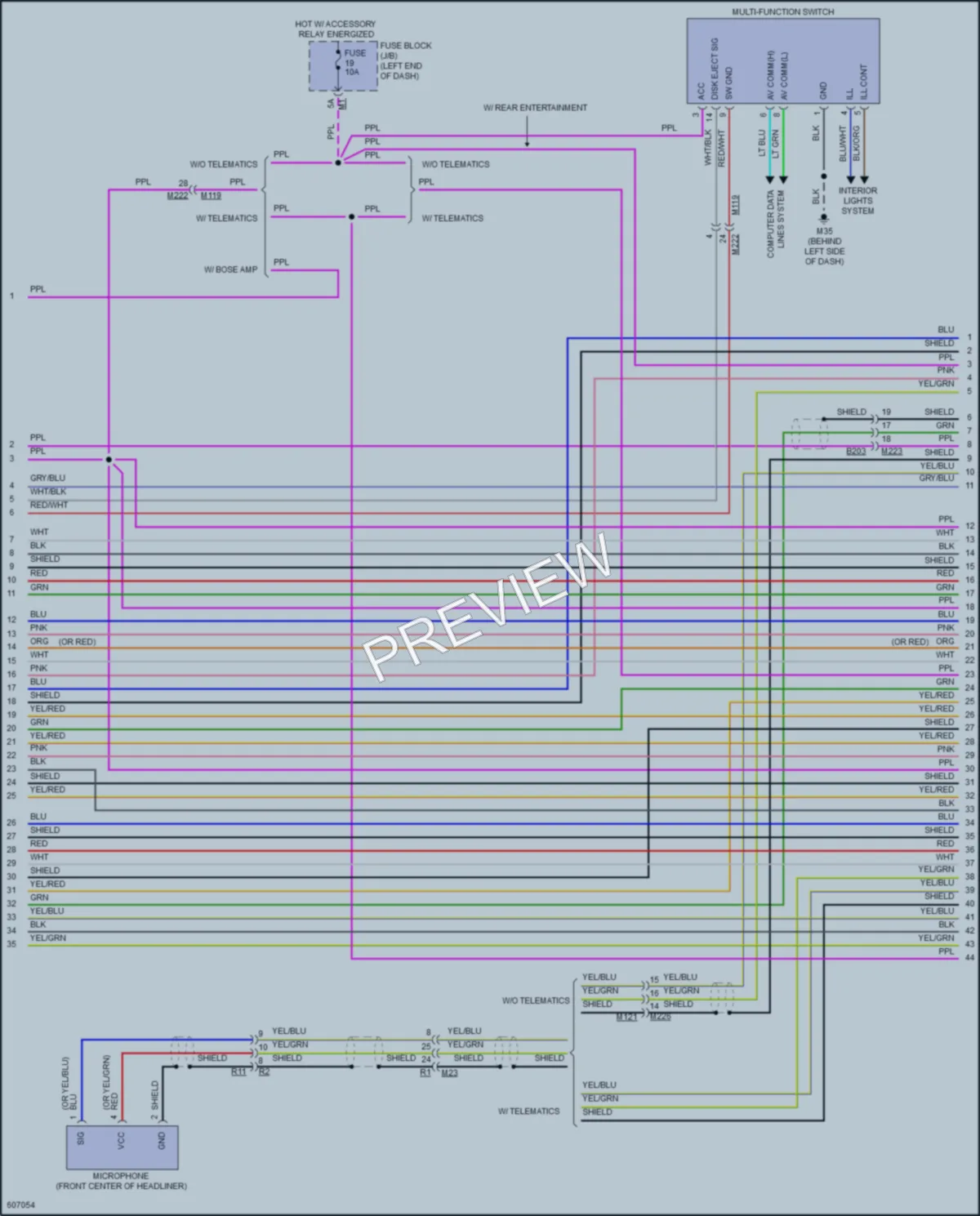 2018 Infiniti QX80 Radio wiring diagram preview