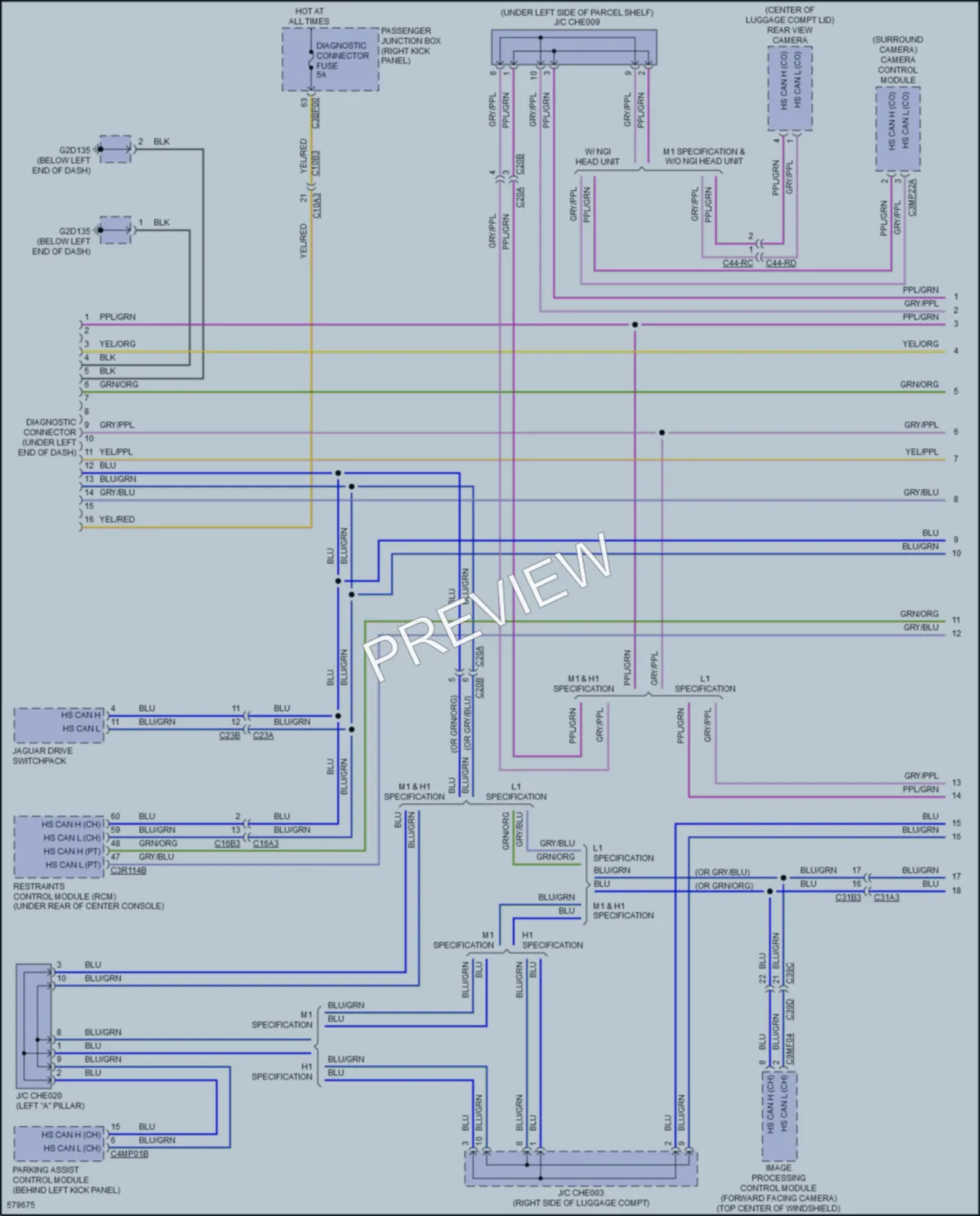 2018 Jaguar XE Computer Data Lines Wiring Diagrams protected preview