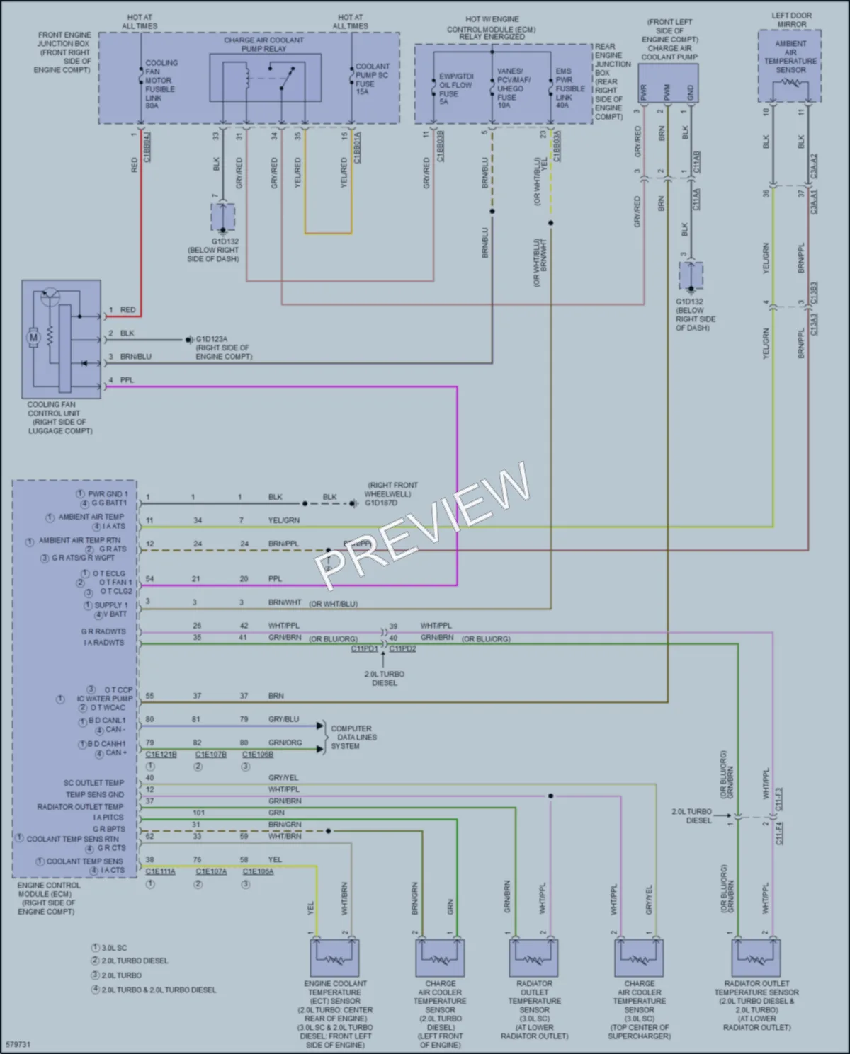2018 Jaguar XE Cooling Fan Wiring Diagrams protected preview