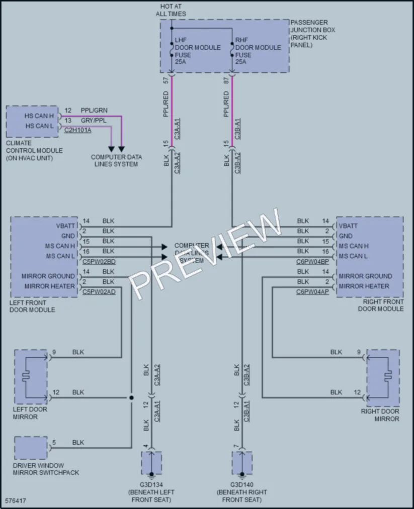 2018 Jaguar XE Defoggers Wiring Diagrams protected preview