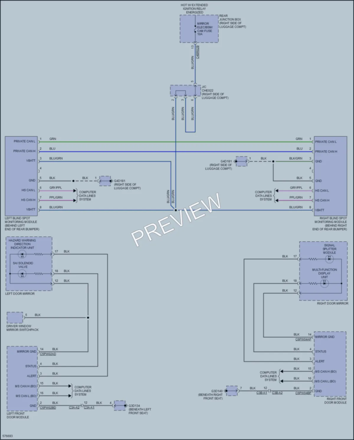 2018 Jaguar XE Navigation wiring diagram preview