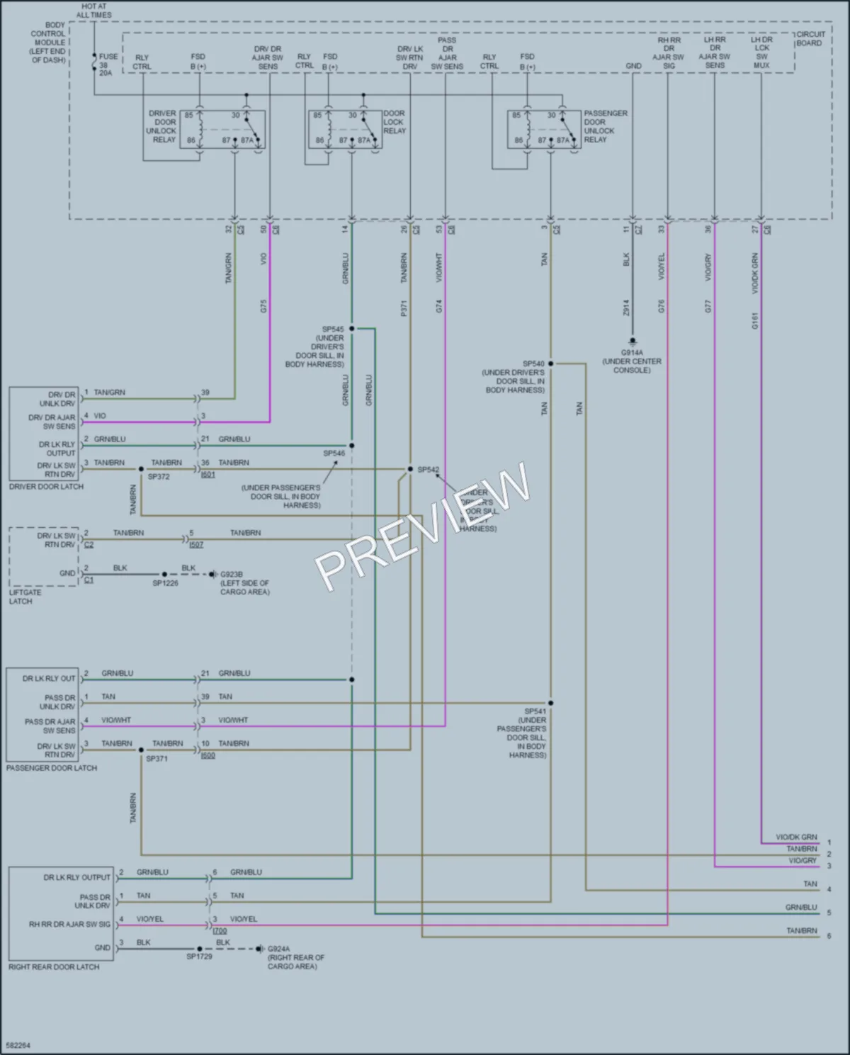 2018 Jeep Cherokee Anti Theft wiring diagram preview