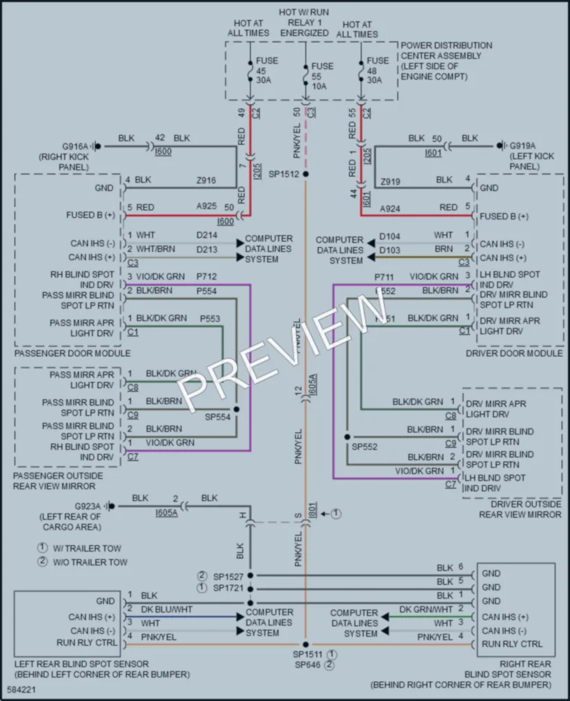 2018 Jeep Cherokee Navigation wiring diagram preview