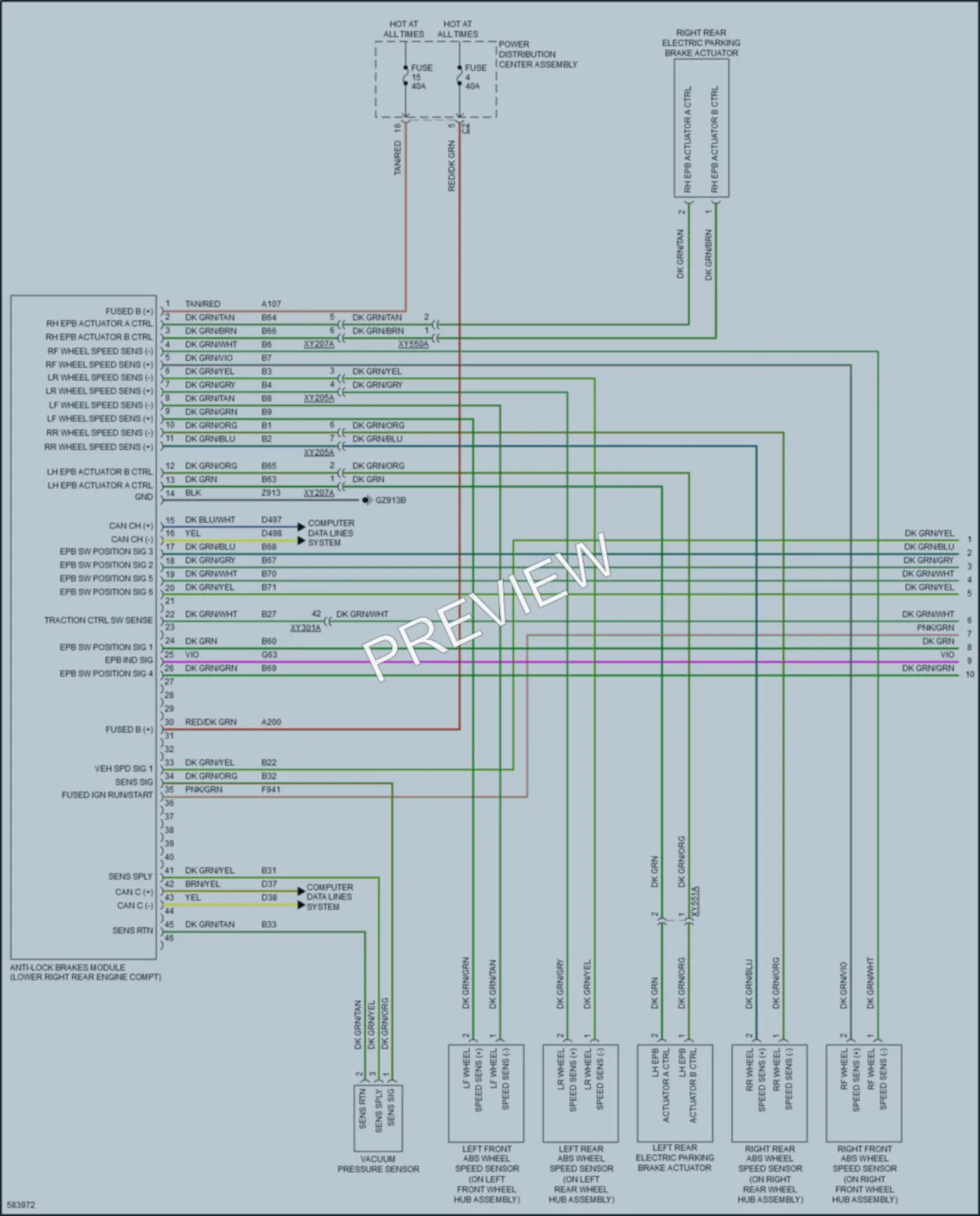 2018 Jeep Compass Anti Lock Brakes wiring diagram preview